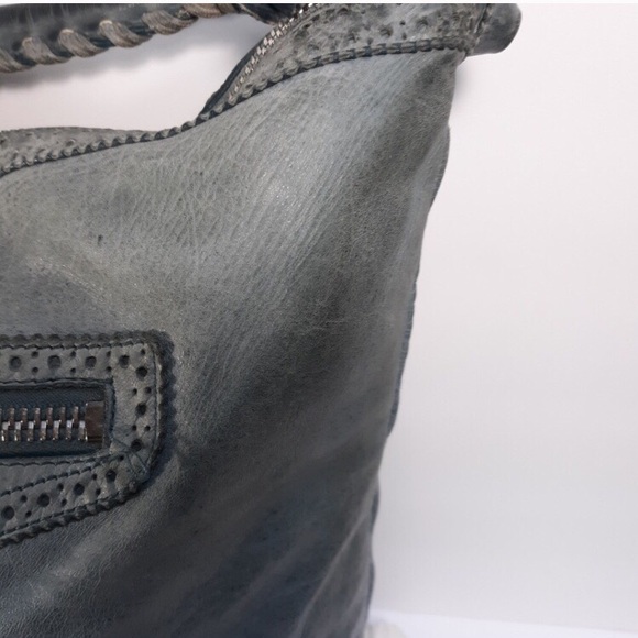 BALENCIAGA SLATE BLUE GIANT COVERED DAY HOBO BAG - Picture 6 of 7